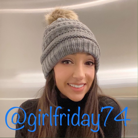 ❤️Pom beanie grey - Picture 3 of 7